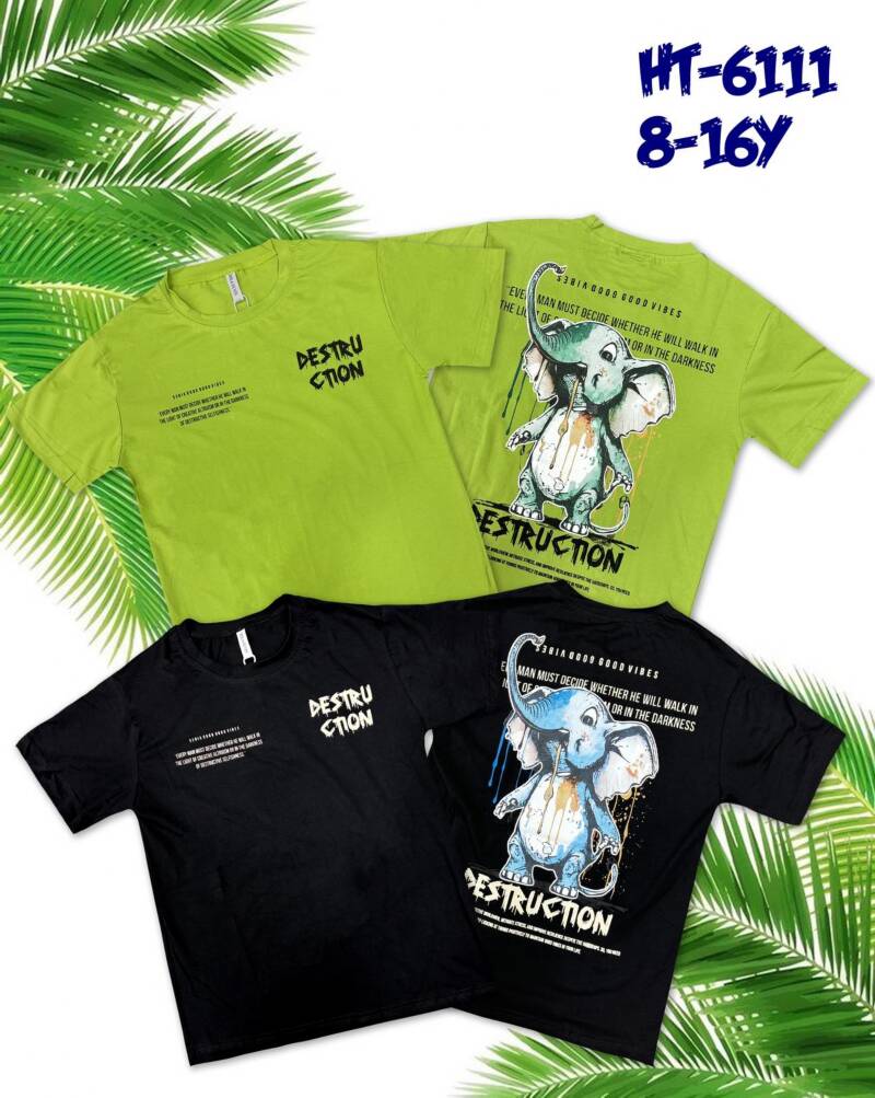 Bluzki chłopięce. Roz 8-16, Mix Kolor Paczka 5 szt.